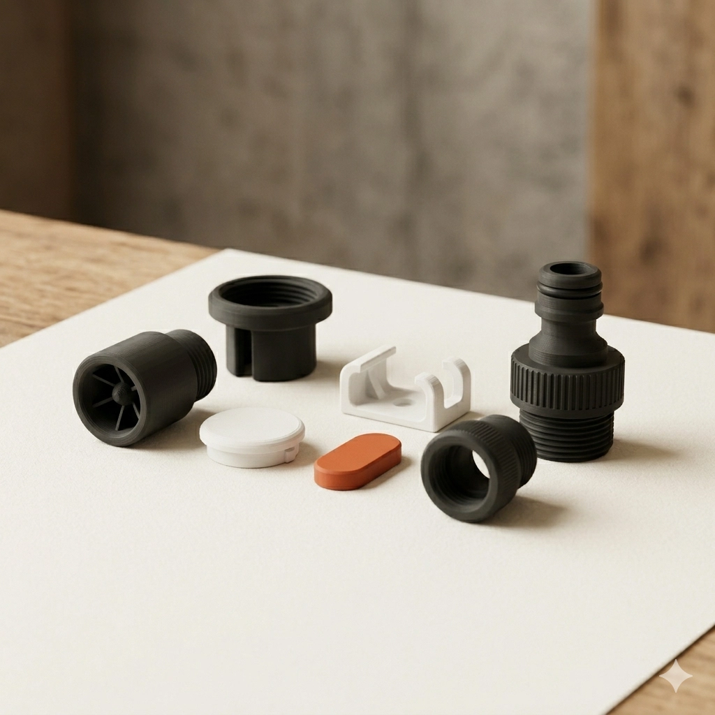 3D-printed pool and spa fittings