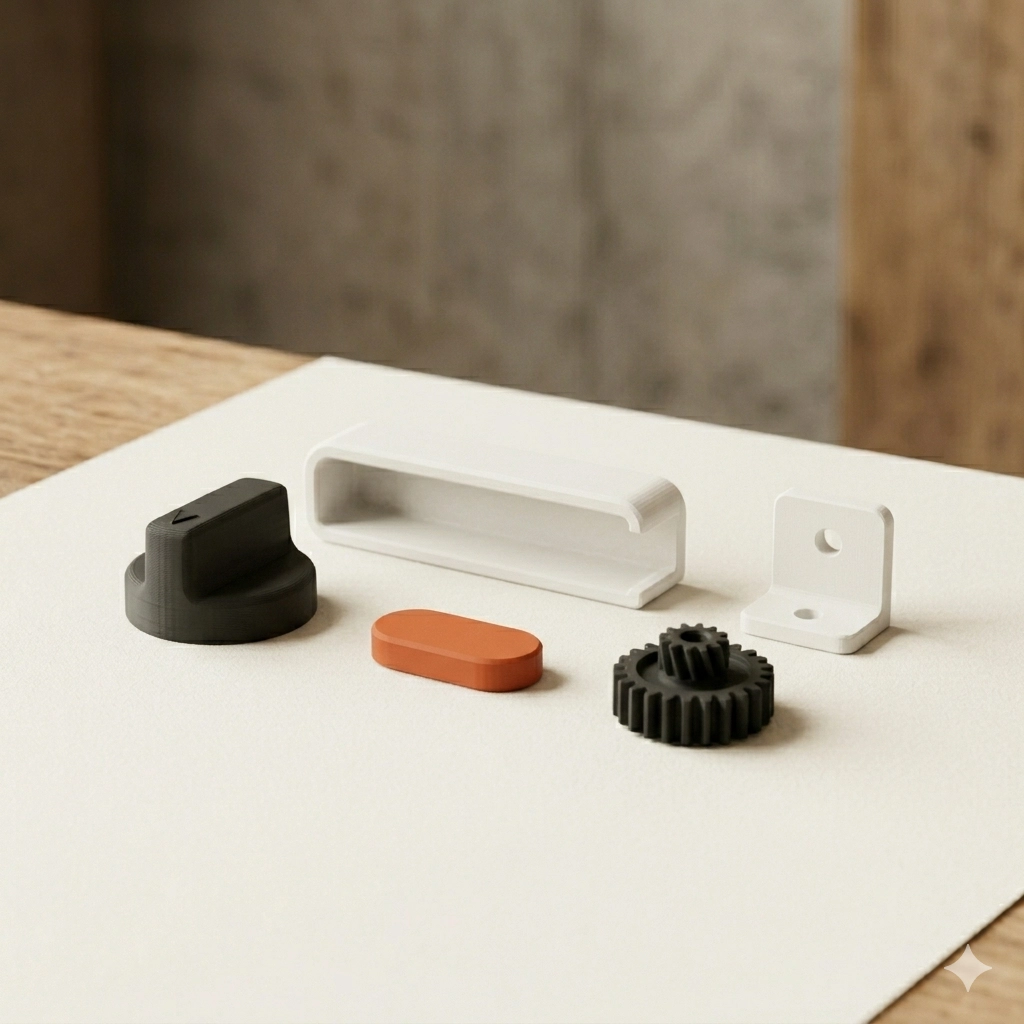 3D-printed appliance knobs and handles