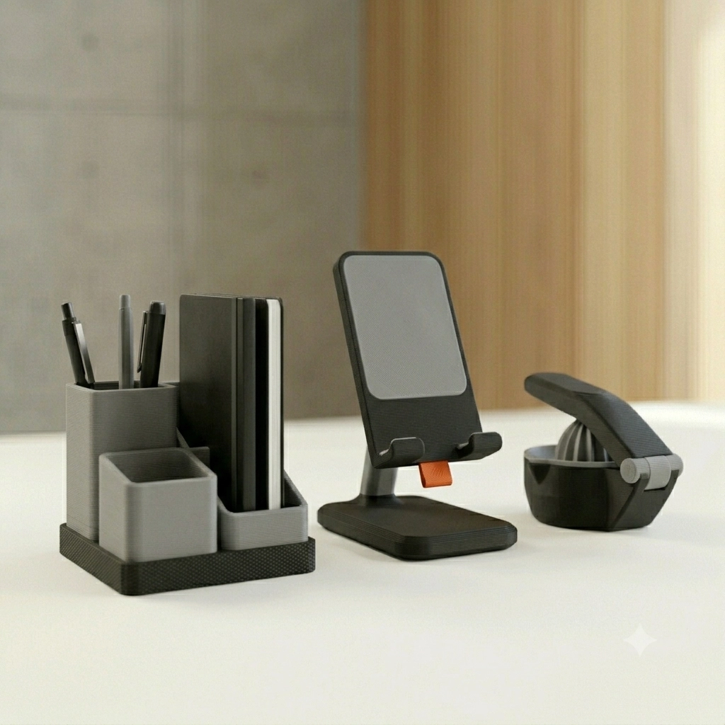 Designed and manufactured consumer products
