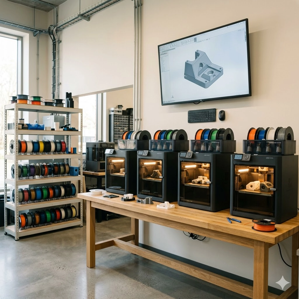 The Mesh Creations workshop in Larnaca