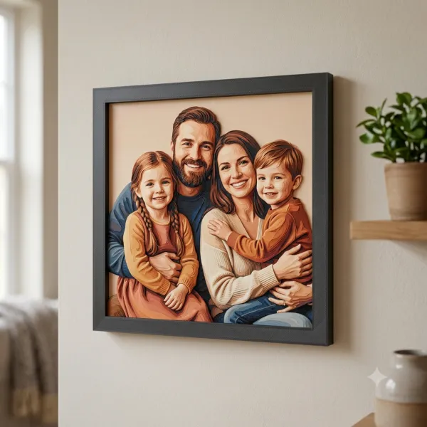 Custom 3D Printed Wall Art